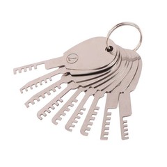 Stainless Steel Comb Lock Tools 9In1 Full Set Repair Tool Bypass Method