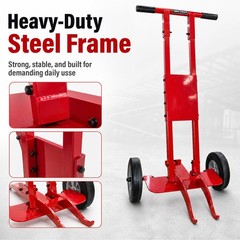 Grate Lifter Trolley Heavy Duty Floor Grate Removal Tool with 8″ Air Wheels