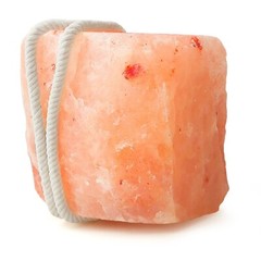 Himalayan Salt Animal Wellness Lick on A Rope 6.5-8 lbs. 100% Natural Pure Salt