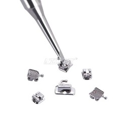 AZDENT Dental Orthodontic Brackets Braces Metal Mini Roth/MBT.022 Hook 3 4 5 USA