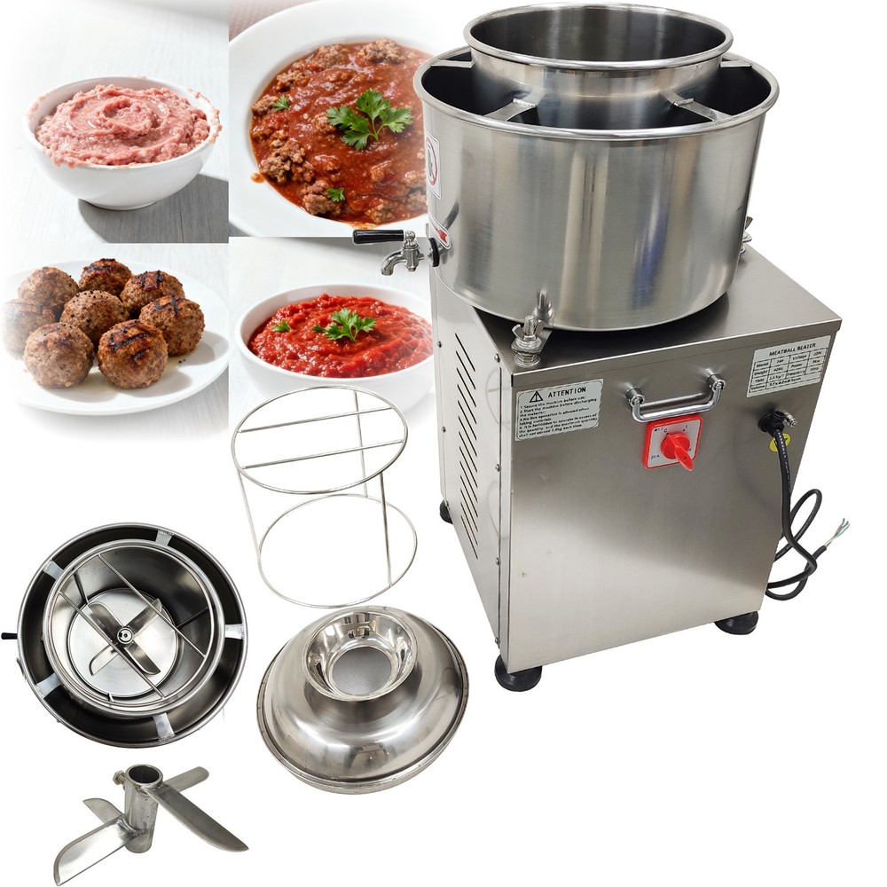 Stainless Stain Waterproof Meatball Beating Machine Meat Paste Puree 3.5kg/time