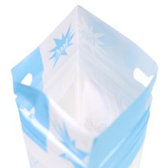 100/200/500 Clear Window Color New Product Packaging Zipper Bags with Hang Hole