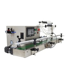 110V Automatic 4Head Magnetic Pump Filling Machine Liquid Bottle Filler 5-1000ml