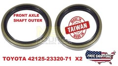 TOYOTA FORKLIFT 42125-23320-71 SET OF 2 OUTER FRONT AXLE OIL SEAL 42X53X7 RR239