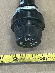 x34 Buss Panel Mount Fuse Holder – fits larger fuses, unsure what size See pics
