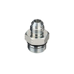 10 Pack 3/8″ JIC 37° Male x #8 SAE/ORB Male Hydraulic Hose Adapter Fittings New