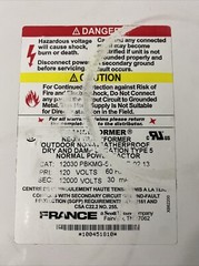 France 12030 PBKMG-51 Magnetic Standard Outdoor Electrode Neon Transformer