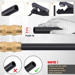 23 PCS Brass DOT Quick Connect Air Hose Fittings for Trucks & RVs