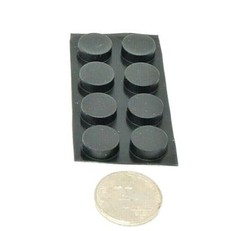 3/16″ Thick Round Stick on Rubber Feet for Electronics 1/2″ Wide Adhesive Back