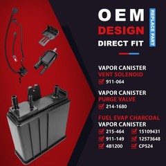 EVAP Canister Kit 215-464 15109431 911-149 12573648 Charcoal Canister, 214-16…