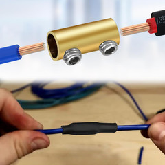 10Pcs 80A Wire Connector Kit, 6AWG Screw Quick Wire Connectors Terminal with Hea