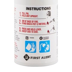First Alert Kitchen 2 lb Fire Extinguisher OSHA/US Coast Guard Agency Approval