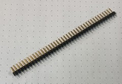 40 Pos Conn Header, Through Hole, 0.100″ (2.54mm), TE Connectivity Brand, 1 Each