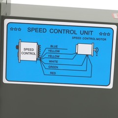 Electric AC Gear Motor Single Phase Variable Speed Controller 1:10 125RPM 110V