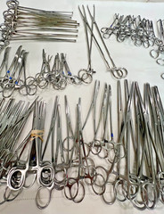 Assorted Lot of 108 Various Brand & Size Of OR Medical Surgical Instruments, S.S