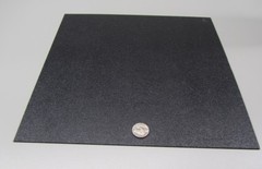 ABS Sheet Haircell Textured, 1 Side, Black, .062″ (1/16″) x 12″ x 12″, 8 Units