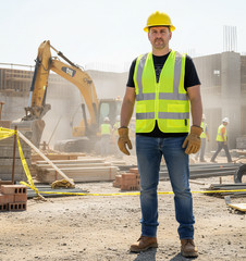 Crew All Mesh Yellow High Visibility Safety Vest With 2 Pockets