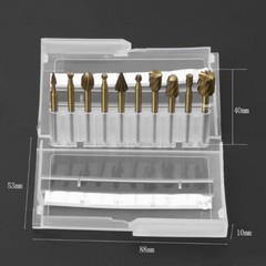 Tungsten Carbide Burr Bit Set For Dremel Rotary Tool Cutting Carving Routing Bur