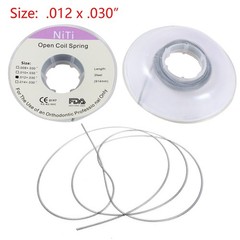 1-10 Dental Orthodontic Niti Open Coil Spring Spool Dia.010 *030 ” inch 914mm u
