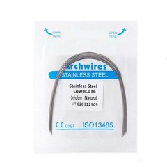 Dental Orthodontic Arch wire Stainless Steel S.S Round Natural Form