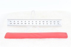 The L.S Starrett Co. No. C635E 150MM Metric, Steel Rule, with Pocket Sleeve