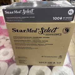 StarMed Select Nitrile Exam Gloves X-Large SMNS105, 1000/Case