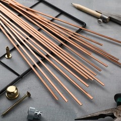40 Sticks 7.5% Silver Brazing Rods – Flat Phos Copper Welding Rods for HVAC, Air