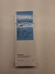 GASTEC Detector Tube No.4M Hydrogen Sulphide Glass Detection 10295 02/2024