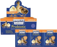 Sav-A-Chick Probiotic Supplements 3-Count Maintains Digestive Health – 2 Pack