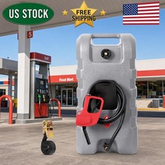 Portable 15 Gas Fuel Tank with Casters, Wheeled Utility Fuel Tank Gallon