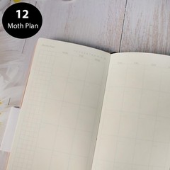 Fromthenon PU Leather Weekly Plan Portable 7.4 x 3.7 x 0.6 inches, Black