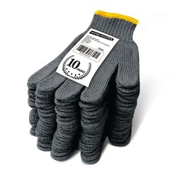 EvridWear 10 Pairs Pack Cotton Polyester String Knit Ultralight Work Gloves