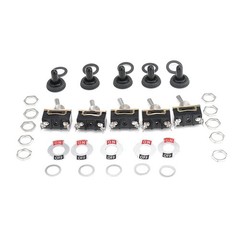 5X Toggle SWITCH ON/OFF Heavy Duty 15A 250V SPST 2 Terminal Car Boat* Waterproof