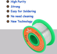 Lead-Free Solder Wire Rosin Core Flux 0.8Mm Electric Solder Fine Sn99 Ag0.3 Cu0.