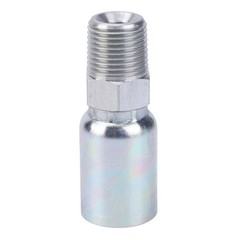 1/2″ Hose x 1/2″ NPTF Male Pipe Thread Hydraulic Hose End Crimp Fittings 12-Pack