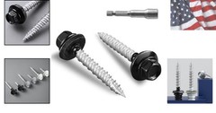 Durable 64 Count Black Ruspert Coated Roofing Screws – Self-Drilling & Strong