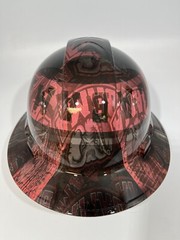 New Full Brim Hard Hat Custom Hydro Dipped ALABAMA CRIMSON TIDE BAMA ABSTRACT