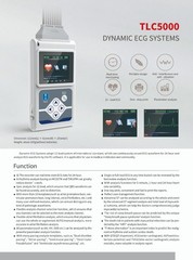 CONTEC TLC5000 12-Lead Holter ECG with PC Analysis Software, 24hr Monitoring