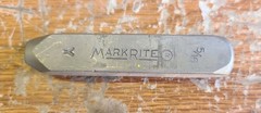 Markrite 36pc 5/16″ Letter & Number Reverse Stamp Punch Set Alloy Steel Metal