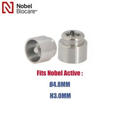Implant Locator Attachment & Caps fits Nobel Hiossen Multi-Unit Abutment ∅4.8mm