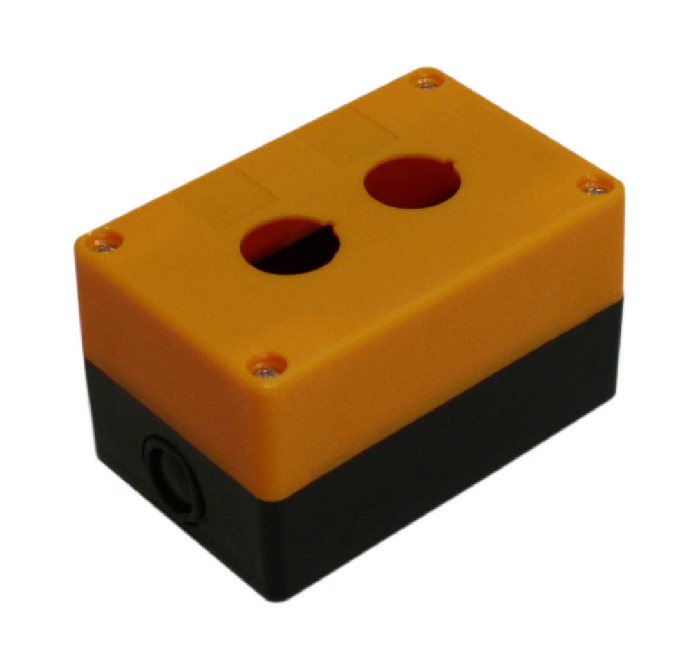 2-Hole Switch Box for 22mm 7/8″ PushButton Plastic Enclosure Power Push Button