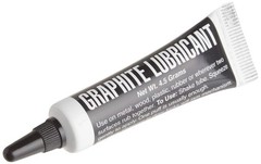 Graphite Dry Lock Lubricant Powder, 4.5 Grams (9501), Black and White