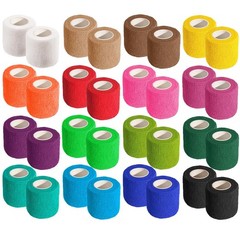 Allruyee 32 Rolls Self Adhesive Bandage Wrap 2 inch Cohesive 2 Inch, Colorful