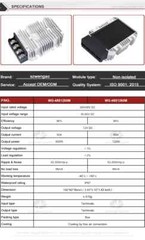 36V 48V to 12V 50A 60A 80A 100A DC Step Down Converter Buck Regulator Golf Cart