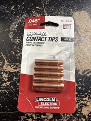NEW Lincoln Electric Magnum Contact Tips Heavy Duty .045″ – KP14H-45 (10PK)