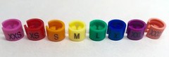 Colored Hanger Sizer Garment Markers “XXS-5XL”Plastic Size Marker Tags All Sizes