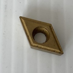 Carbide Insert Gold Qty 1 Diamond Shape New No Box