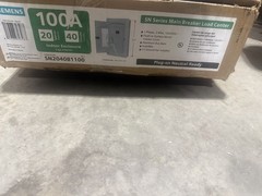 Siemens SN Series 100 Amp 20-Space 40-Circuit Indoor Main Breaker Load Center