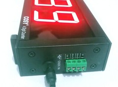 4 DIGIT – PRODUCTION COUNTER – 2.3″ HIGH LED DIGITS Slim Aluminum Frame