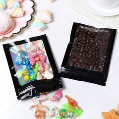 100-400 Pcs Smell Proof Mylar Holographic Bags Packaging Bags, Clear Resealable